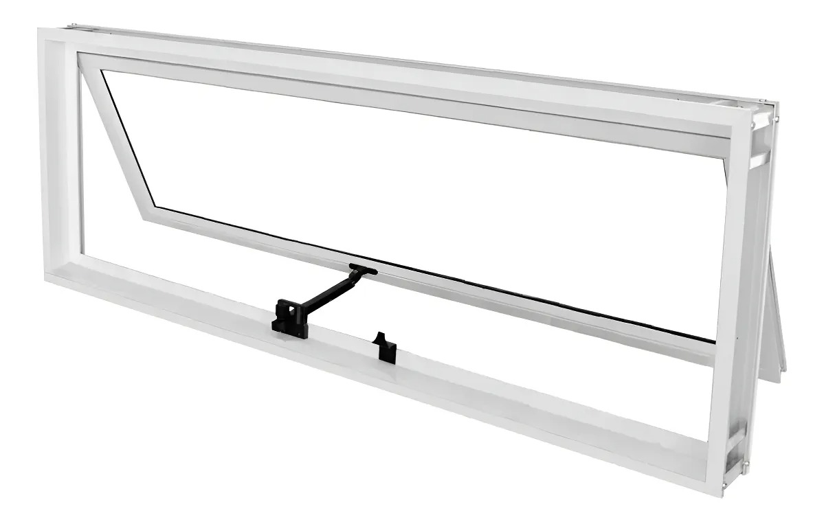 Brazo de Empuje Linea Herrero 600x400 Simple 3mm Blanco