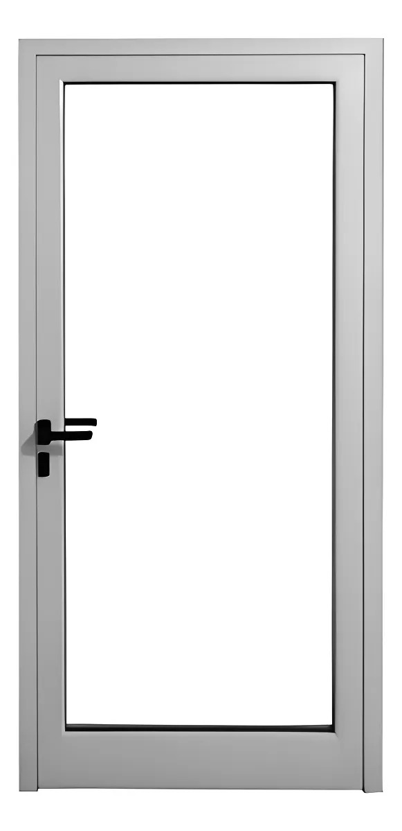 Puerta Modena Vidriada Simple 4mm Blanco
