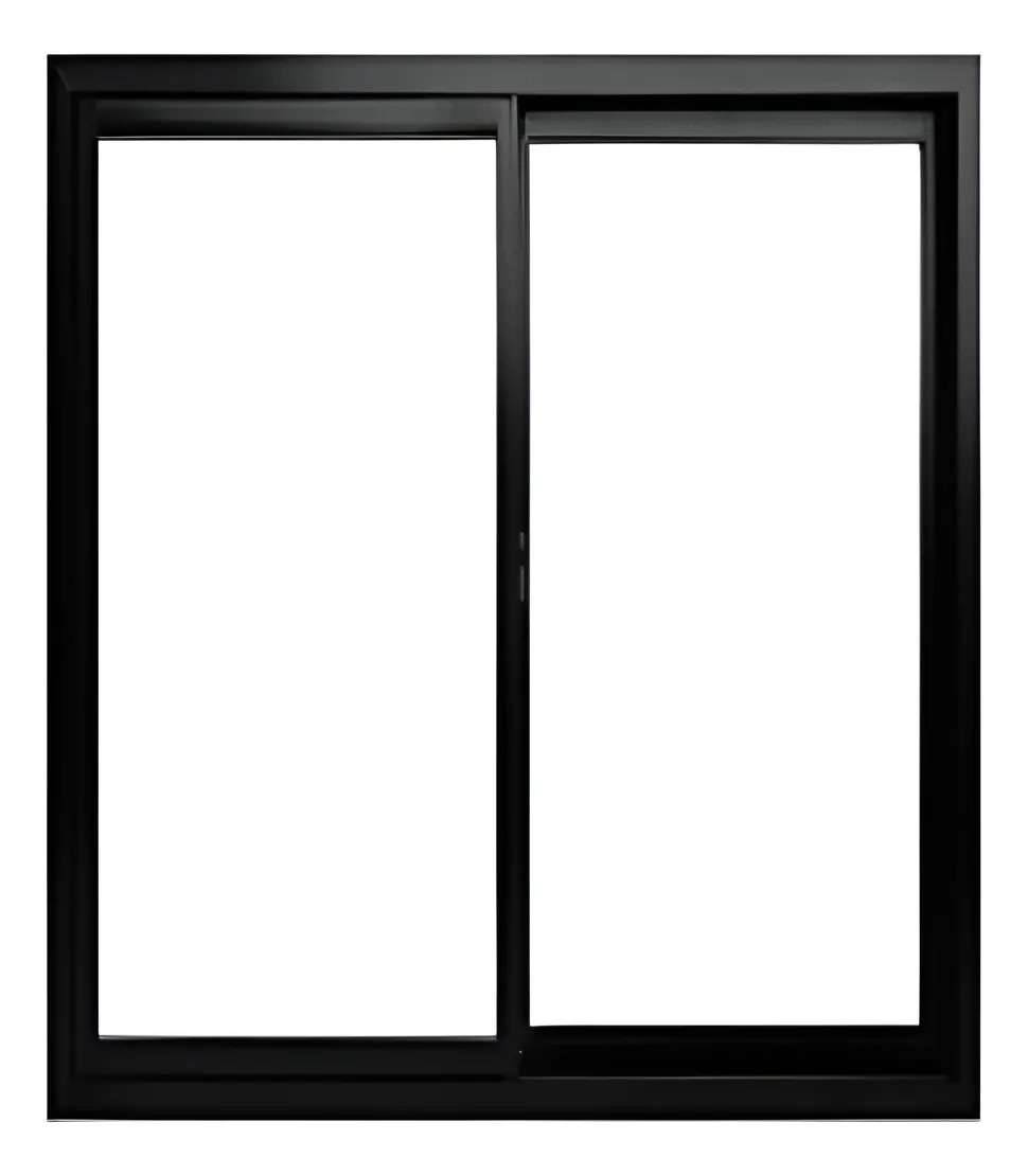 Ventana Linea Herrero 1800x1500 Vidrio Florencia Negro